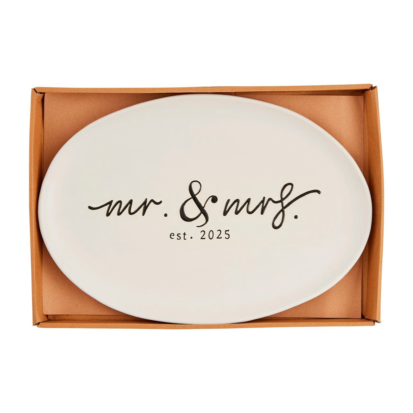 Mr. & Mrs. Est 2025 Platter