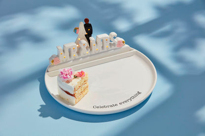 Large Light-Up Sitter Round Platter