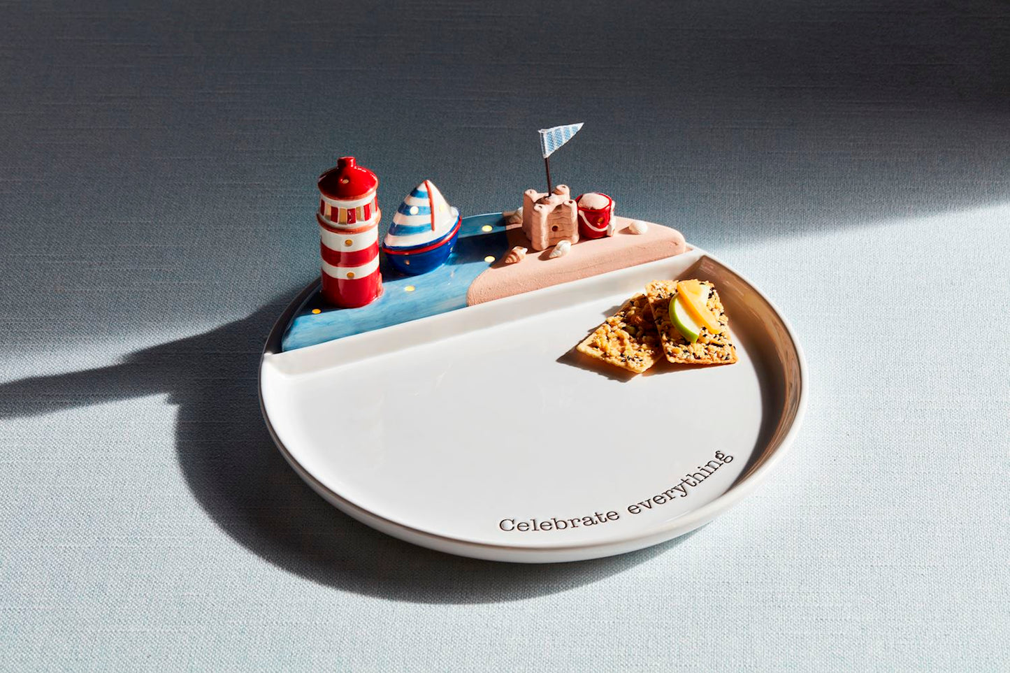 Large Light-Up Sitter Round Platter