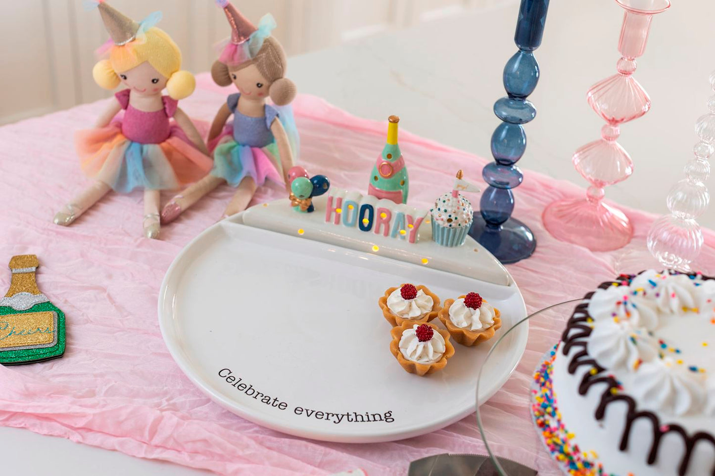 Large Light-Up Sitter Round Platter