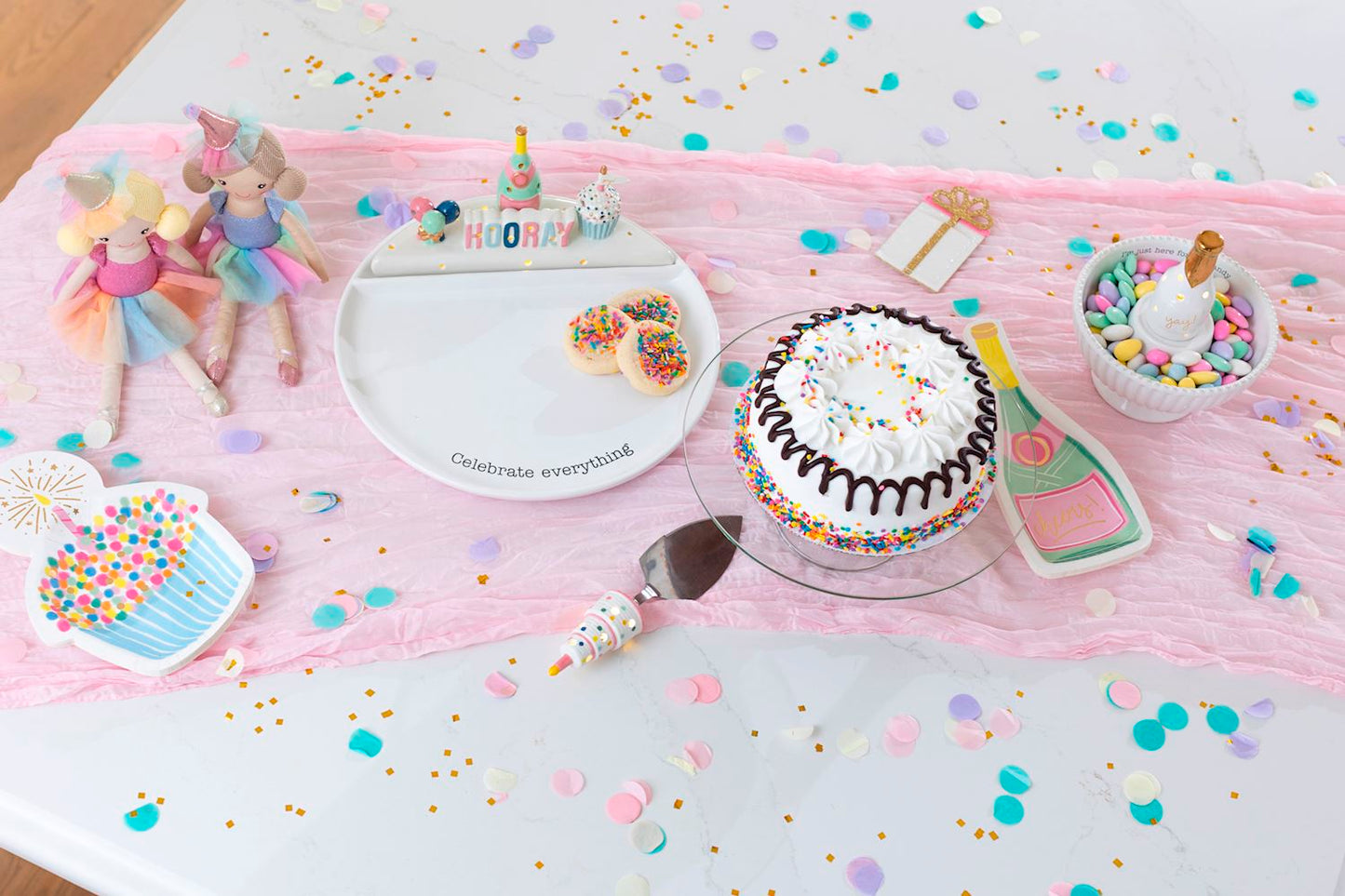 Large Light-Up Sitter Round Platter