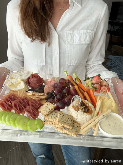 Acrylic Chiller Charcuterie Tray