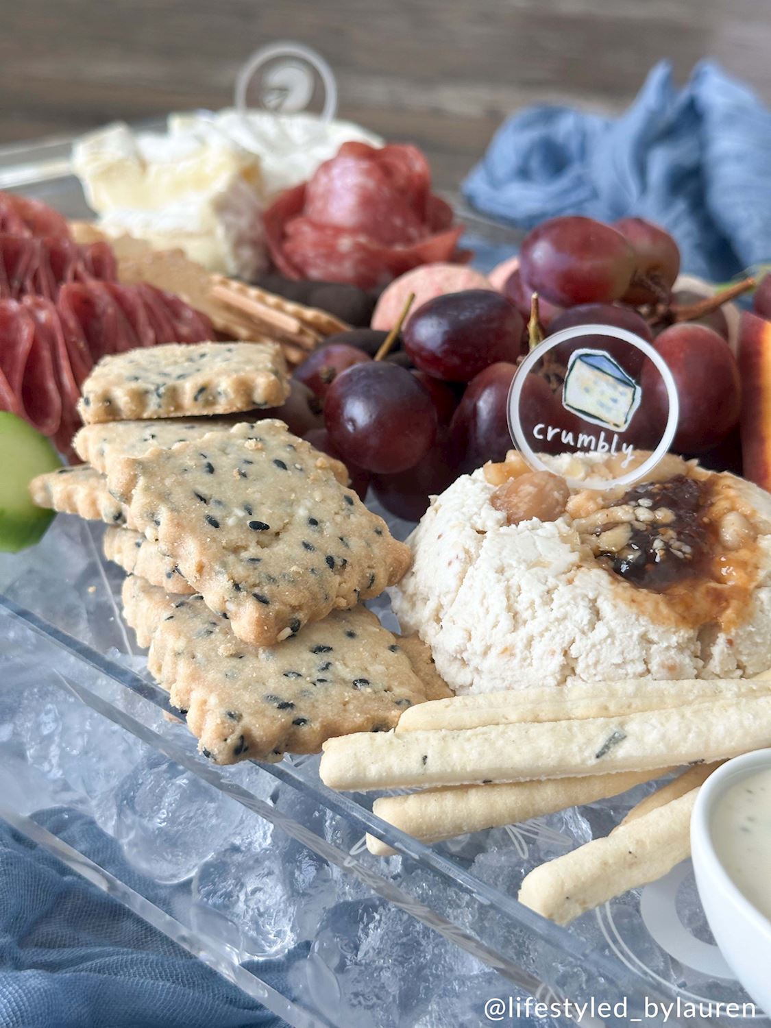 Acrylic Chiller Charcuterie Tray