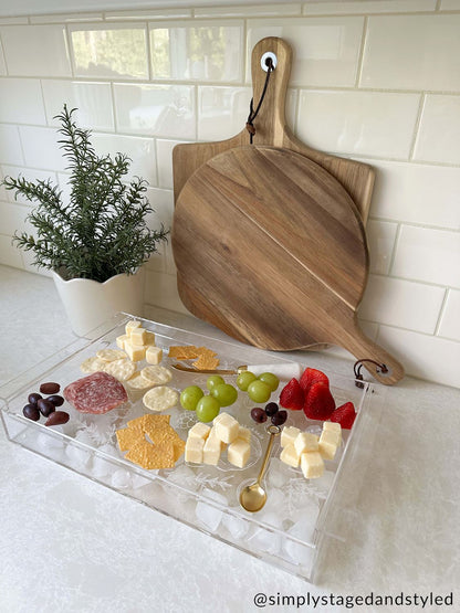Acrylic Chiller Charcuterie Tray