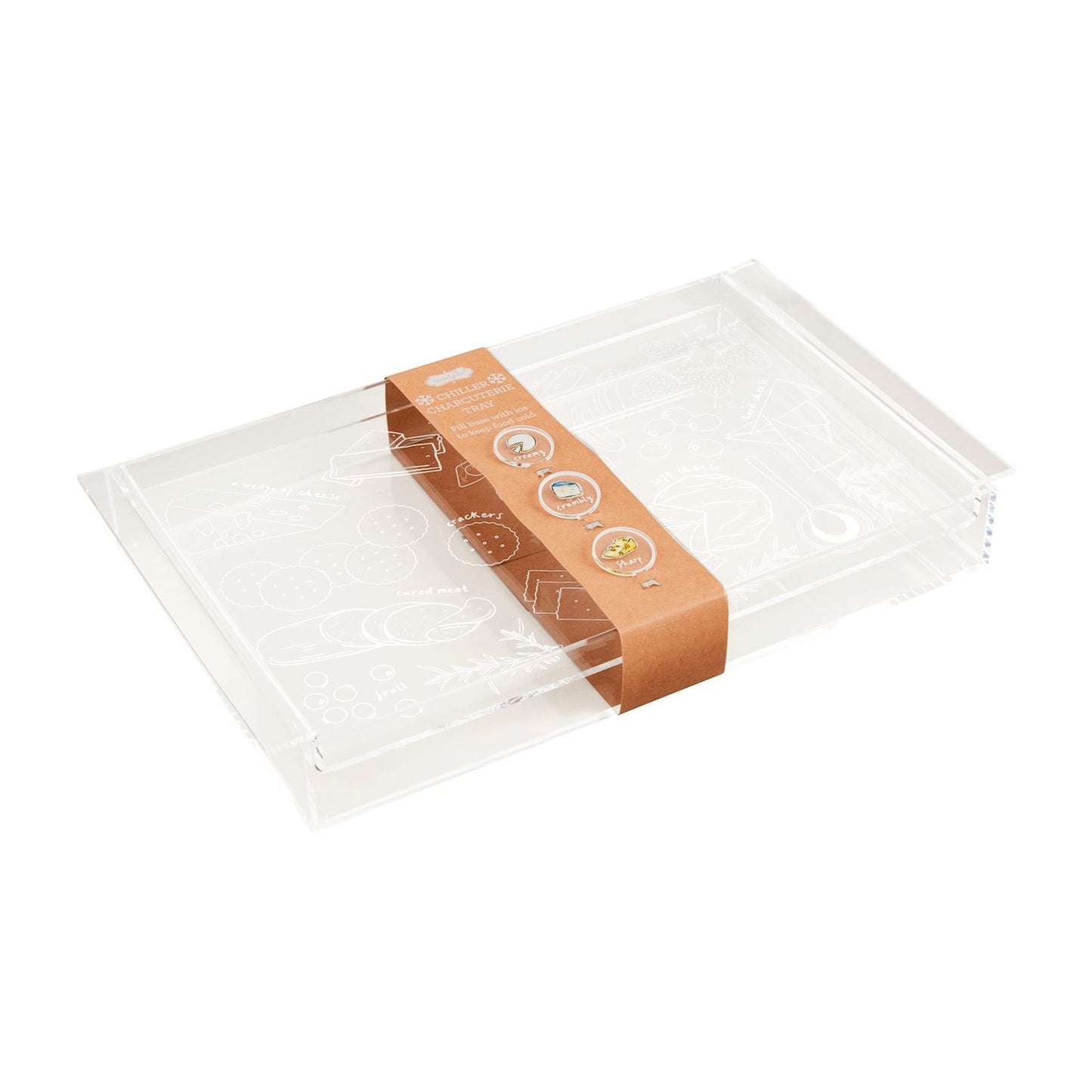 Acrylic Chiller Charcuterie Tray
