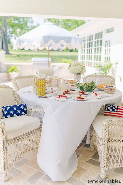 Ruffled Melamine Platter Set