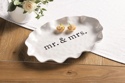 Mr. & Mrs. Melamine Platter