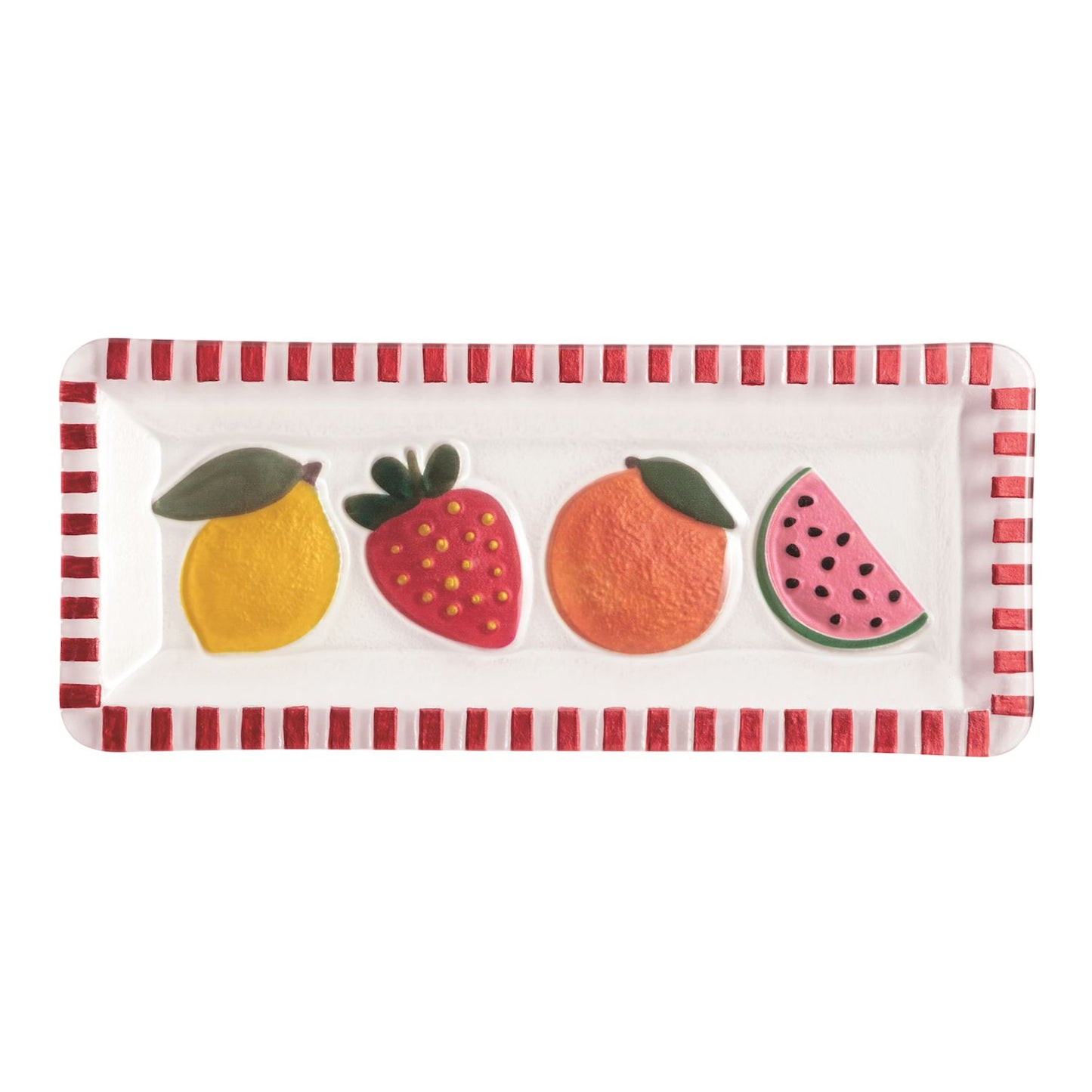 Fruit Fused Glass Plate