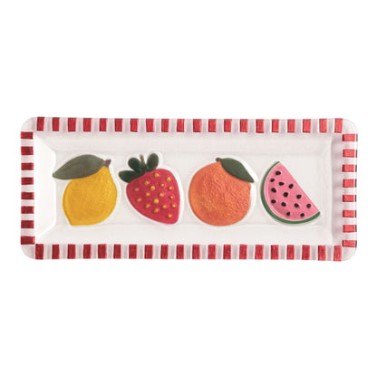 Fruit Fused Glass Plate