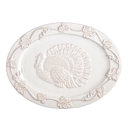 White Turkey Platter