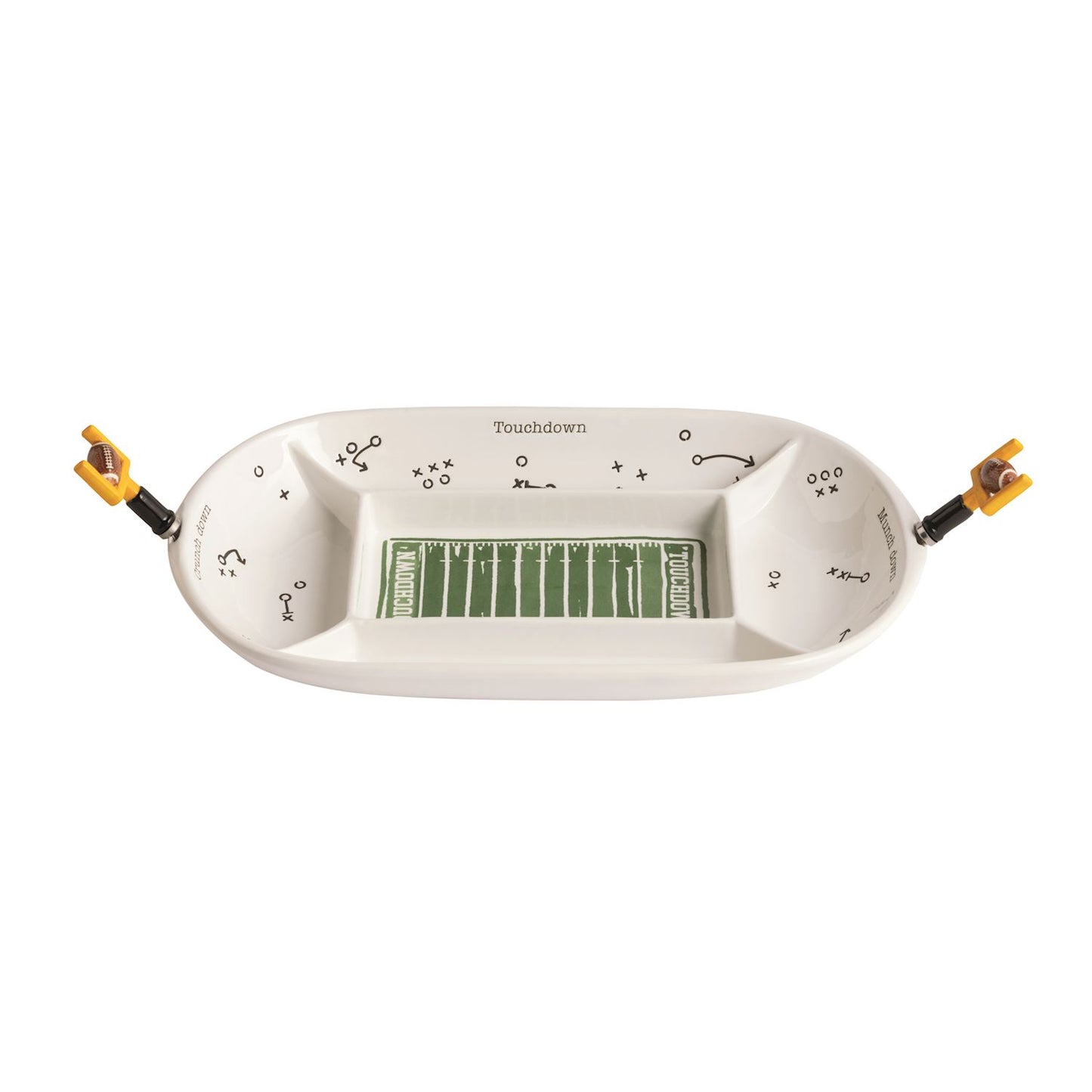 Football Field Platter Set