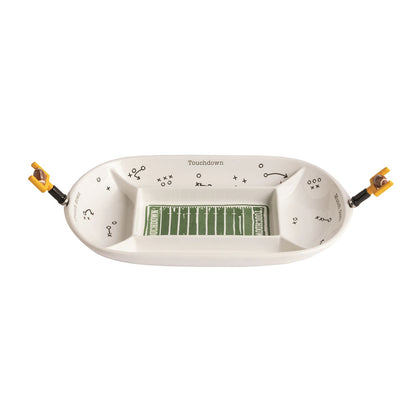 Football Field Platter Set