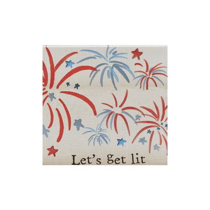 Americana Paper Napkin Set - Fireworks