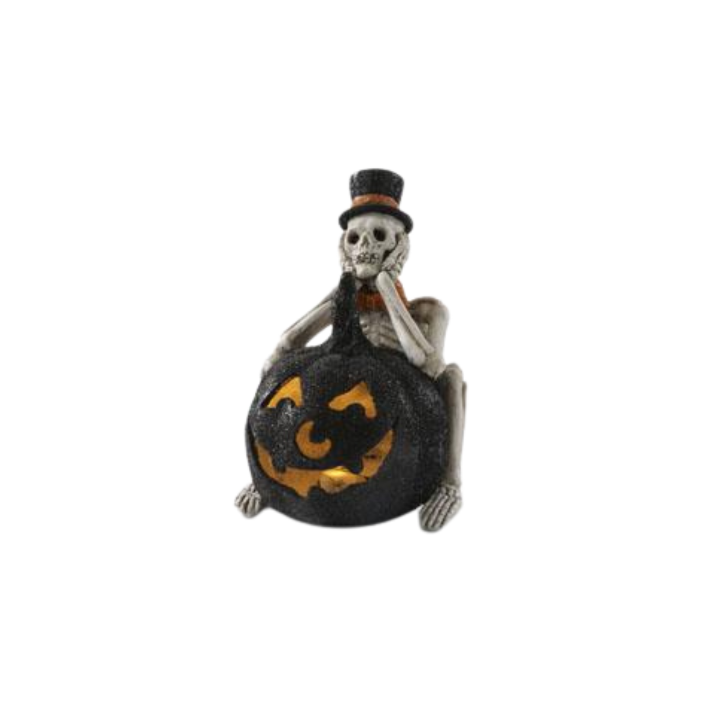 LED Skeleton & Jack-O-Lantern Sitters