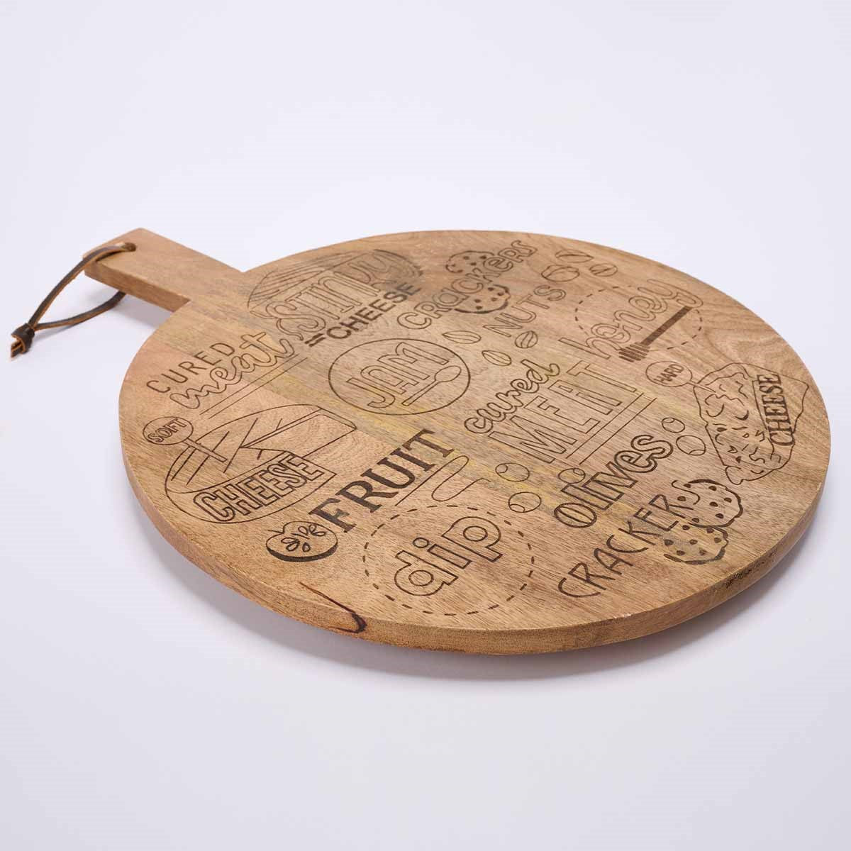 Charcuterie Lazy Susan with Cheese Map