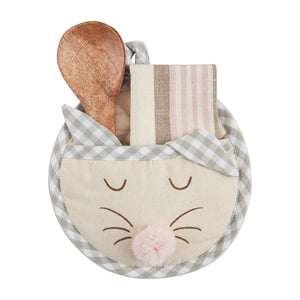 Bunny Pot Holder Set - Round