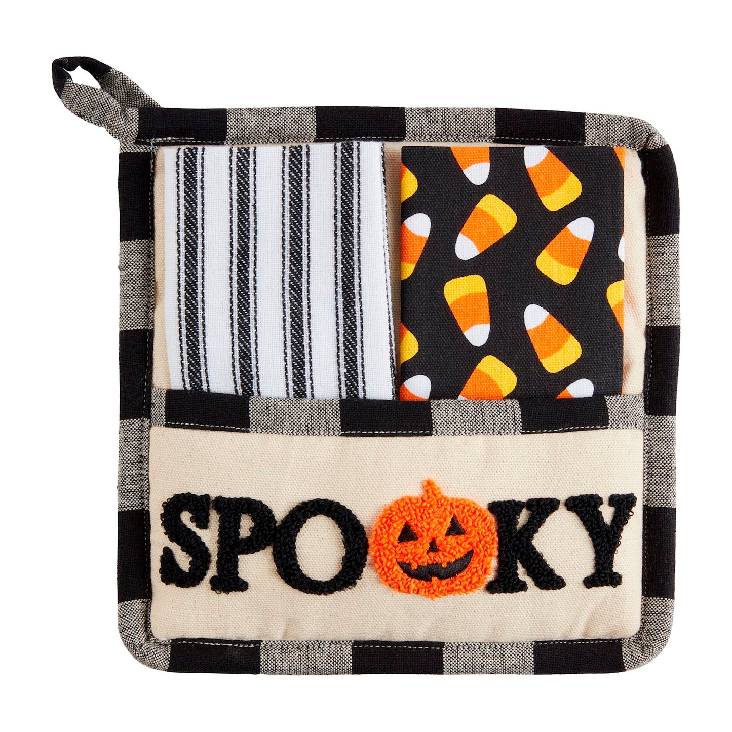 Pot Holder & Dish Towel Set - Spooky