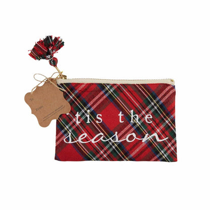 Tis Season Tartan Gift Pouch