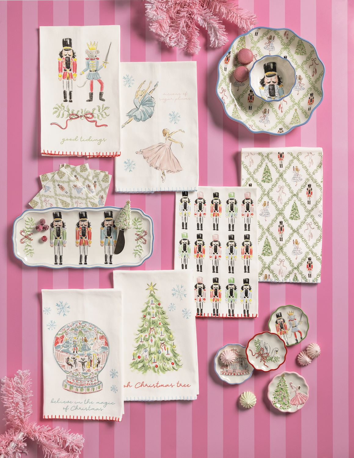 Winter Wonderland Tidbit Plates