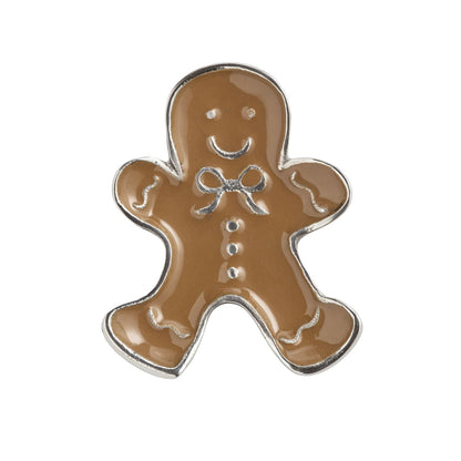 Gingerbread Enamel Trinket Dish