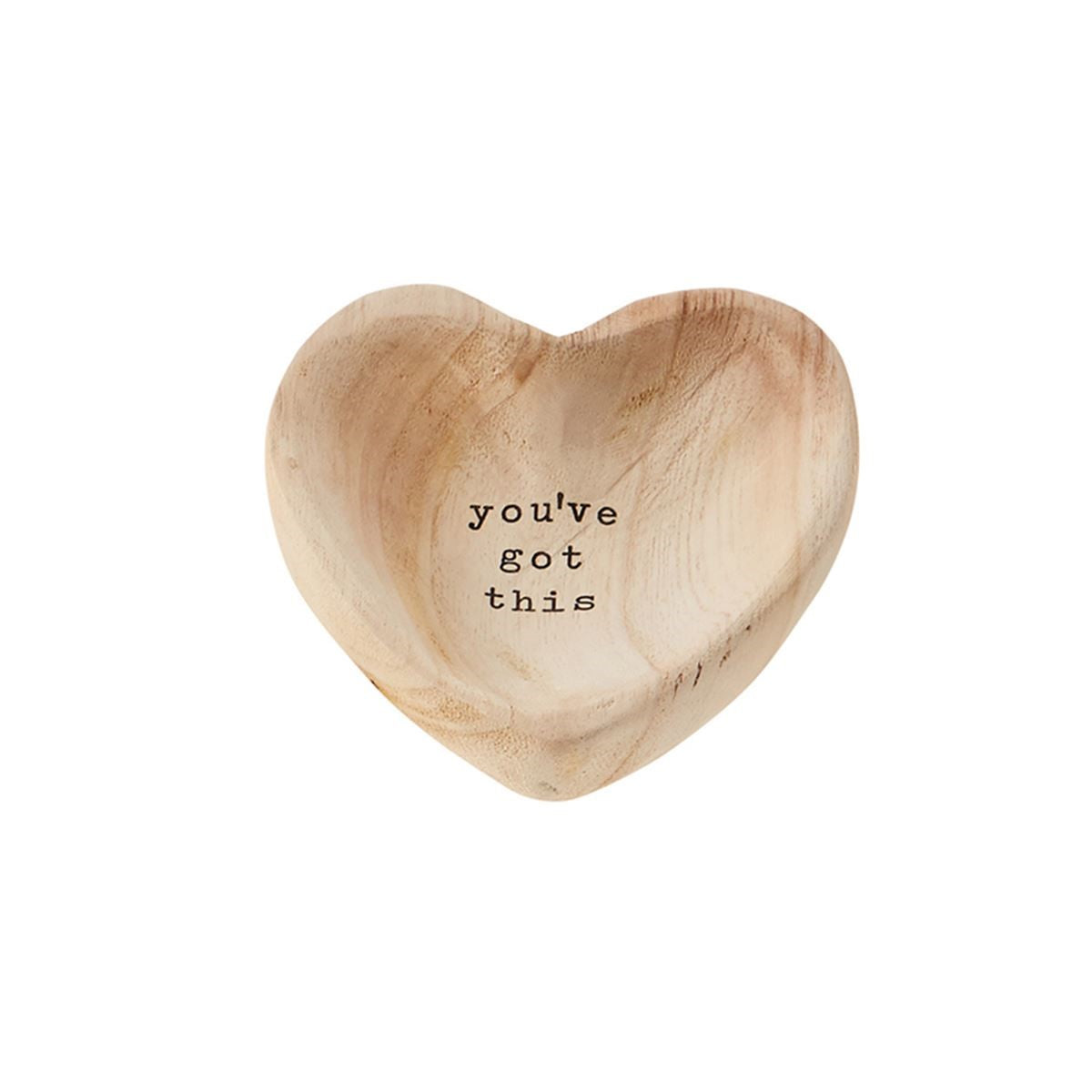 Heart Wood Trinket Tray - You've Got This