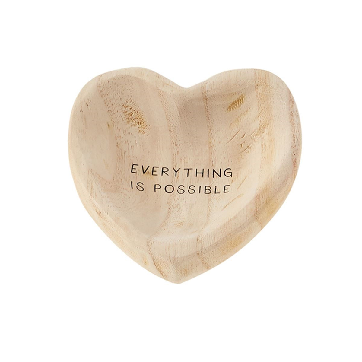 Heart Wood Trinket Tray - Everything is Possible
