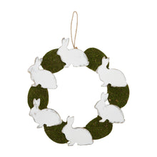 Load image into Gallery viewer, Bunny &amp; Moss Egg Wreath