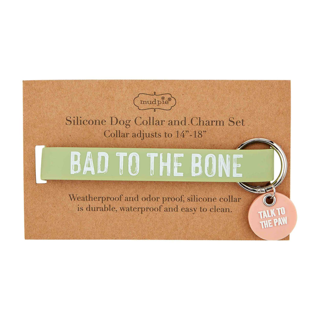 Dog Charm & Collar - Bad To The Bone