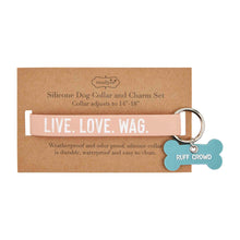 Load image into Gallery viewer, Dog Charm &amp; Collar - Live Love Wag