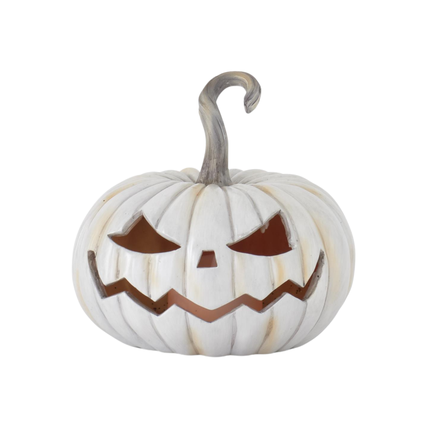 Gray LED Flicker Flame Jack-O-Lanterns