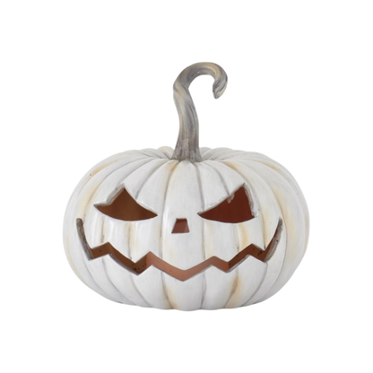 Gray LED Flicker Flame Jack-O-Lanterns
