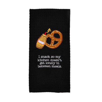 Embroidered Towel - Snack