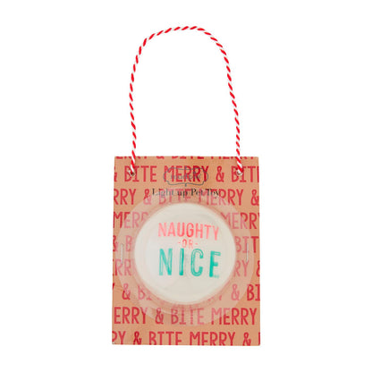 Dog Light-Up Ball Toy - Naughty Or Nice