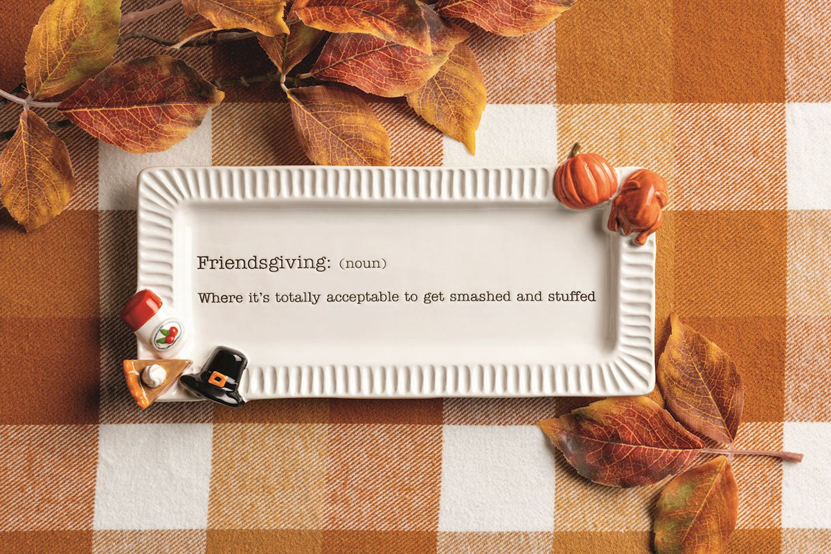 Friendsgiving Ceramic Tray