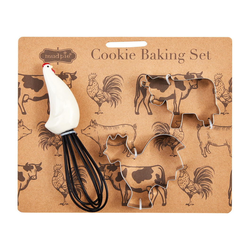 Farm Whisk & Cookie Cutter Set - Chicken