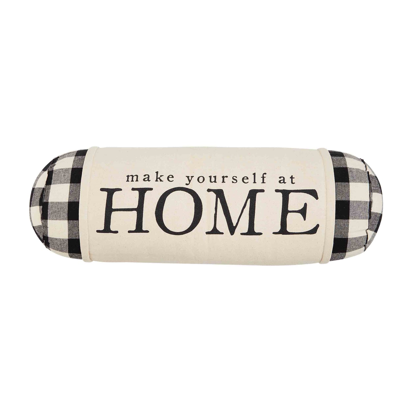 Gingham Bolster Pillow - Home