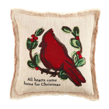 Load image into Gallery viewer, Christmas Cardinal Pillow