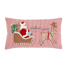 Load image into Gallery viewer, Make It Merry Sleigh Pillow