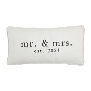Mr. & Mrs. 2024 Lumbar Pillow