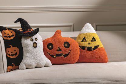 LED Halloween Pillow - Pumpkin