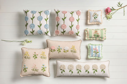 Blue Hydrangea Pillow