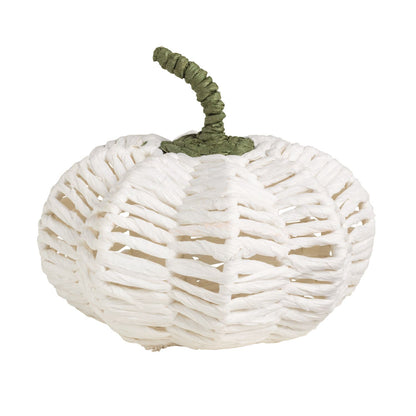 Cream Woven Pumpkin