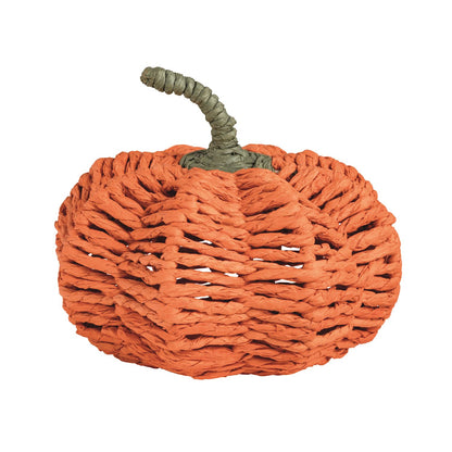 Bright Orange Woven Pumpkin
