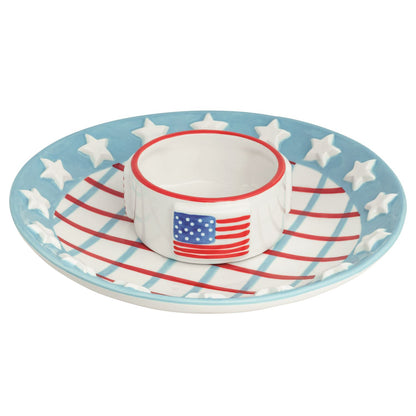 Americana Chip And Dip Set