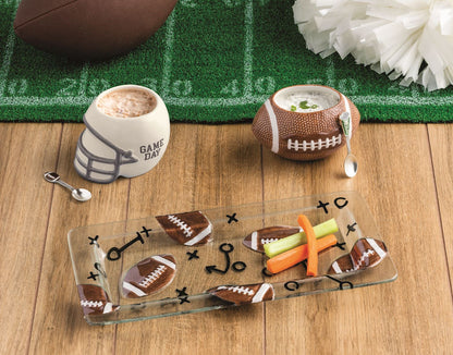 Football Dip Bowl Set