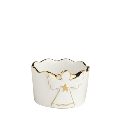 Gold Edge Tidbit Dish - Angel