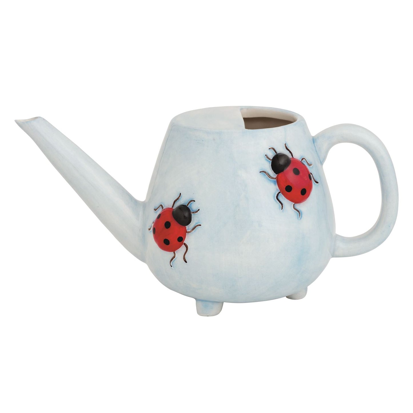 Lady Bug Ceramic Watering Can