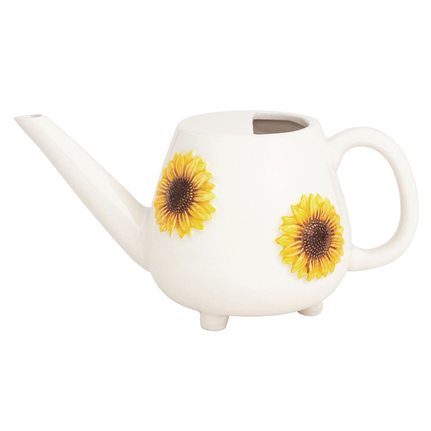 Sunflower Ceramic Watering Can