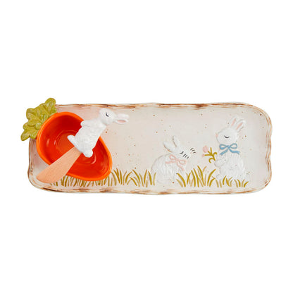 Bunny Tray & Dip Set