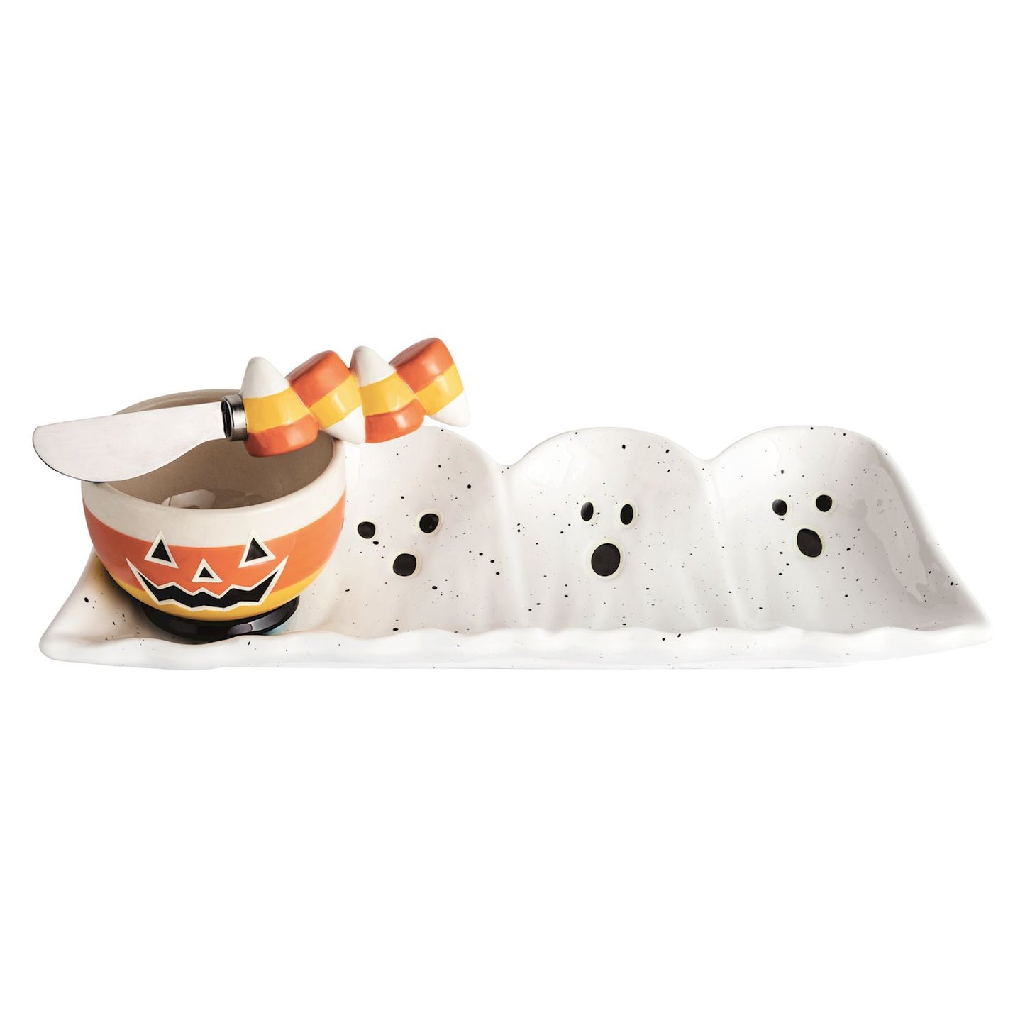 Ghost Glow Tidbit & Tray Set